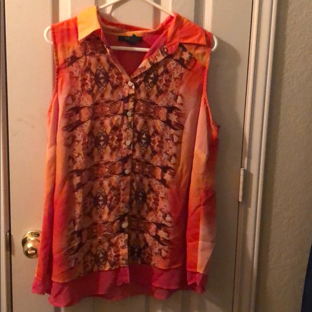 Orange tank top
